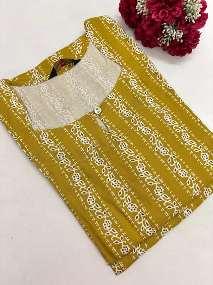 Regular Wear Side Open Kurti