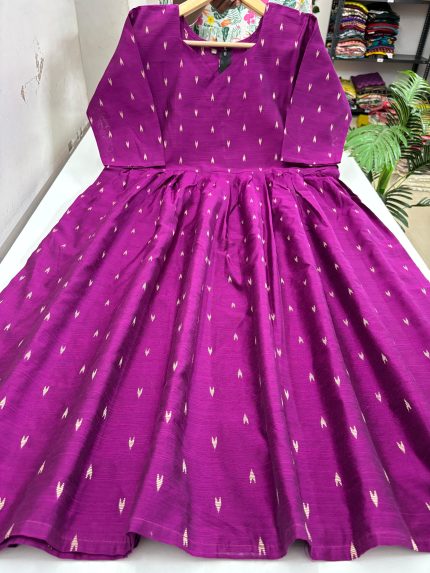 Handloom Cotton Umbrella Frock