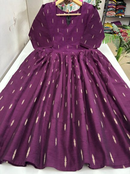 Handloom Cotton Umbrella Frock