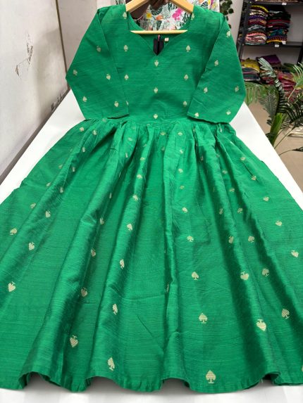 Handloom Cotton Umbrella Frock