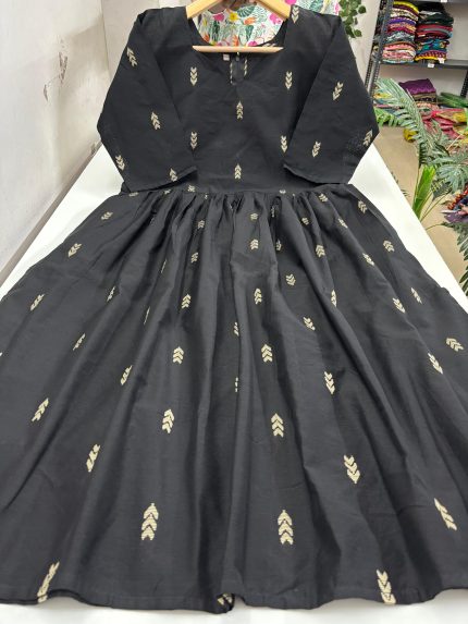 Handloom Cotton Umbrella Frock