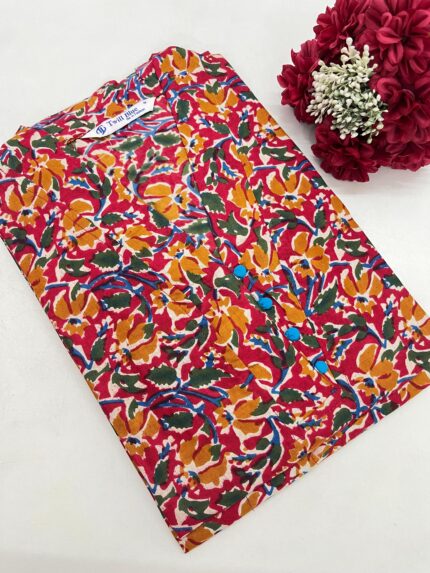 Kalamkari Cotton Kurti