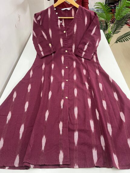 Pure Cotton A line Kurti