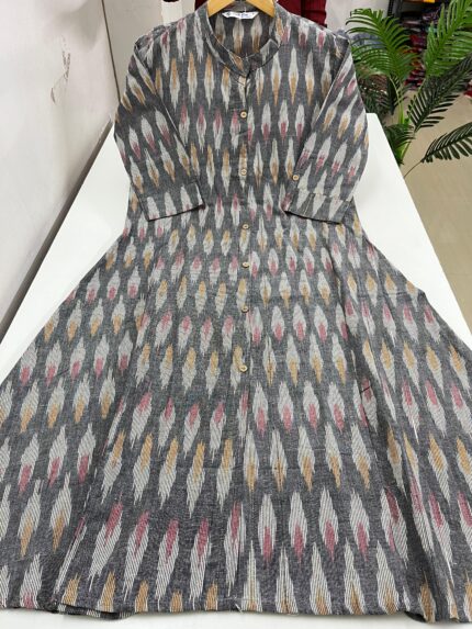Pure Cotton A line Kurti