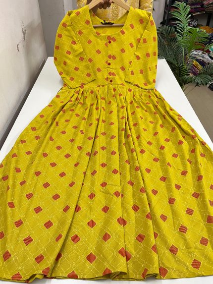 Pleated Umbrella Kurti