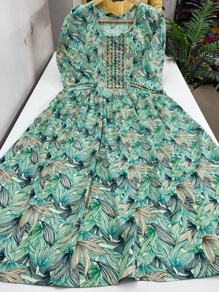 Pleated Umbrella Kurti