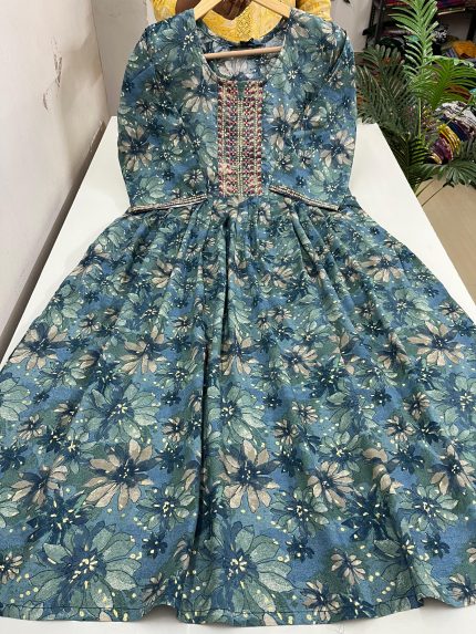 Pleated Umbrella Kurti