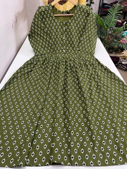 Pleated Umbrella Kurti