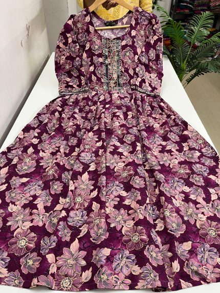 Pleated Umbrella Kurti