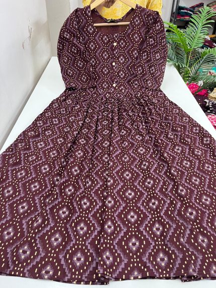 Pleated Umbrella Kurti