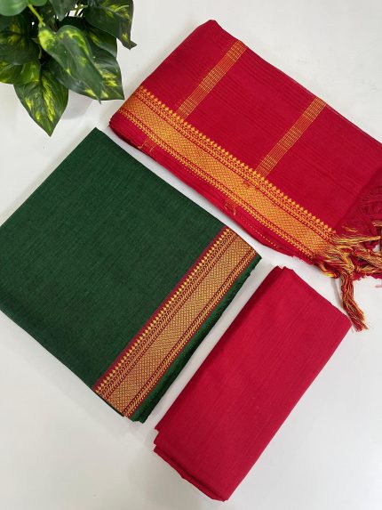 Mangalagiri Cotton Unstitched Salwar Material