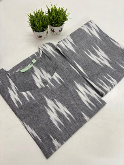 Premium Ikkat Cotton Co-ord Set