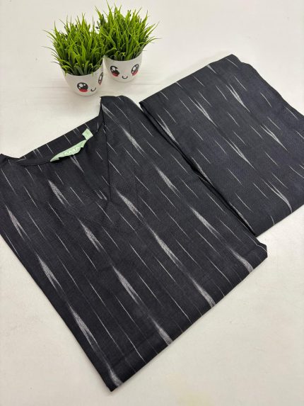 Premium Ikkat Cotton Co-ord Set