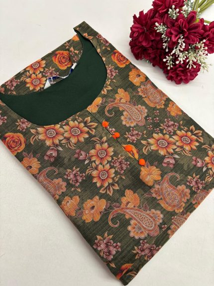Premium Tissue Silk Kurti
