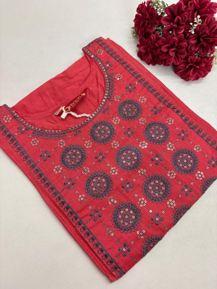 Office Wear Side Open Kurti