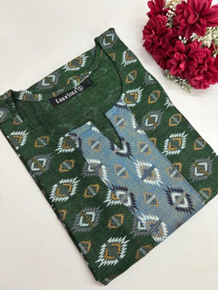 Regular Wear Side Open Kurti
