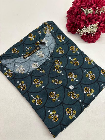 Regular Wear Side Open Kurti