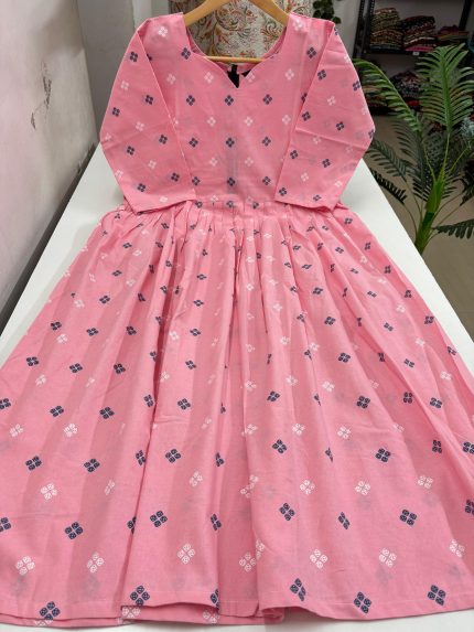 Pure Cotton Umbrella Frock