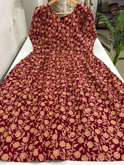 Pure Cotton Umbrella Frock