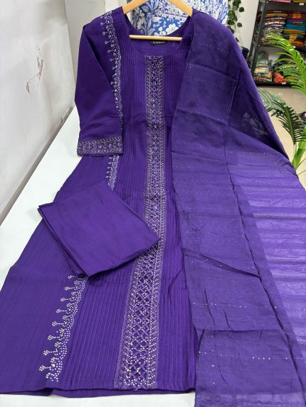 Premium Kurti With Pant & Dupatta Set