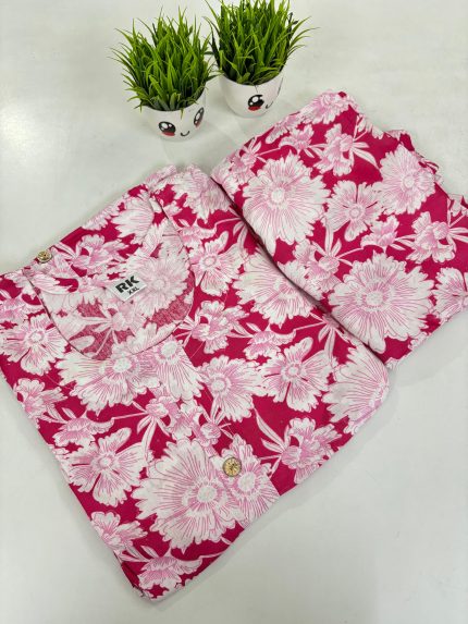 Rayon Kurti Palazzo Set