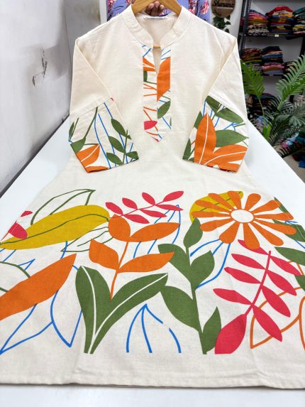 Flex Cotton Block Print Kurti