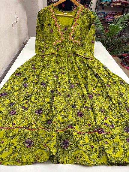 Full Length Anarkali Kurti