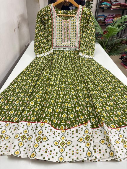 Full Length Anarkali Kurti