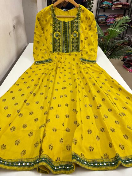 Full Length Anarkali Kurti