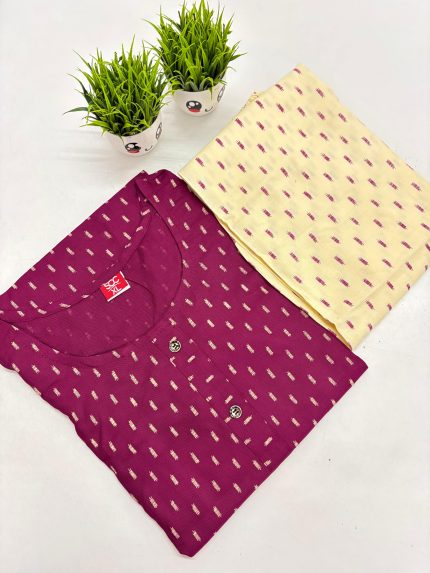 Rayon Kurti Palazzo Set