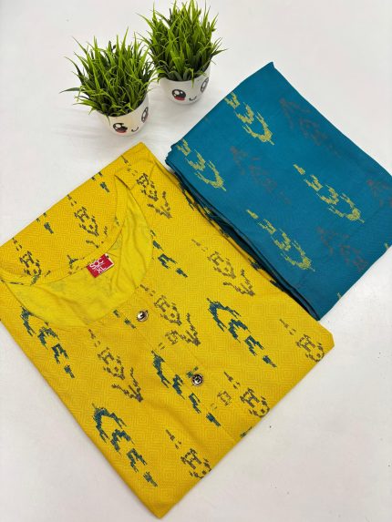 Rayon Kurti Palazzo Set