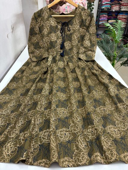 Pleated Umbrella Kurti