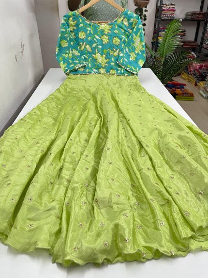 Long Full Flared Umbrella Frock