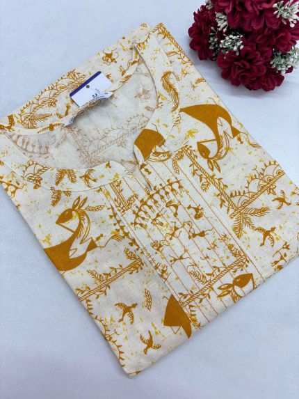 Kalamkari Cotton Kurti