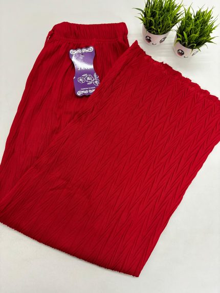 Premium Palazzo Pant-RED