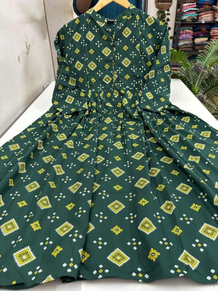 Pleated Umbrella Kurti