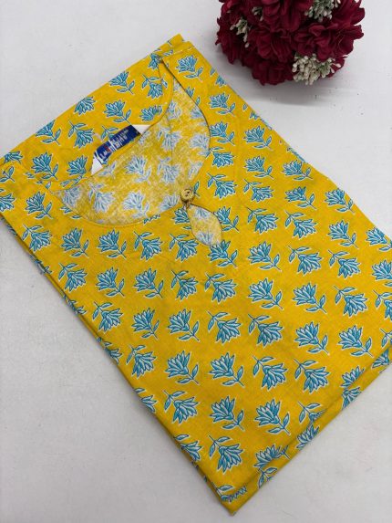 Kalamkari Cotton Kurti