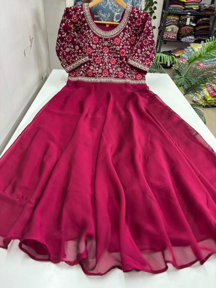 Silky Georgette Gown