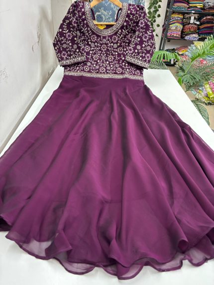 Silky Georgette Gown