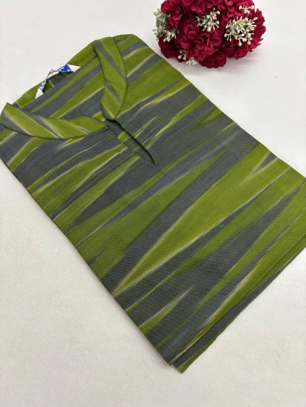 Ikkat Cotton Kurti