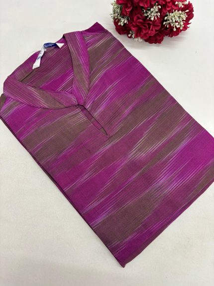 Ikkat Cotton Kurti