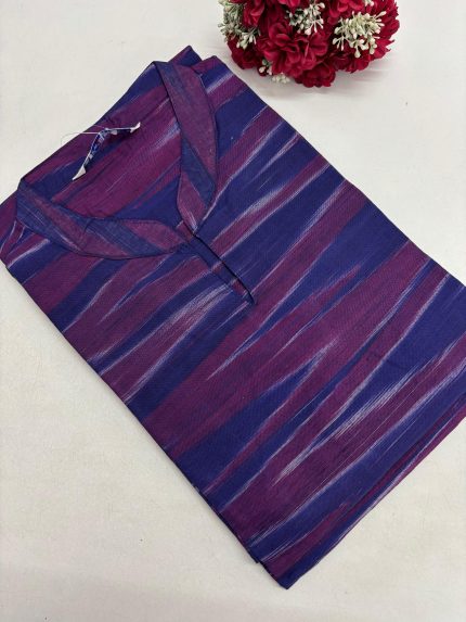 Ikkat Cotton Kurti