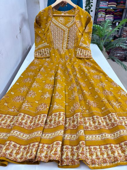 Kalamkari Cotton Maxi