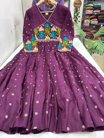 Mul Cotton Flared Maxi