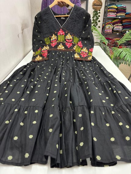 Mul Cotton Flared Maxi