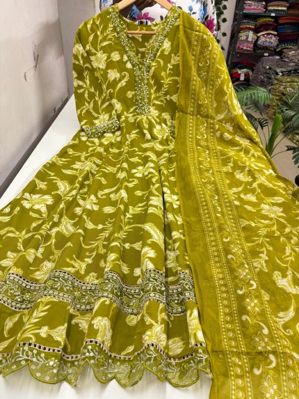 Premium Anarkali With Dupatta Set