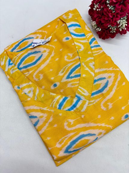 Digital Printed Muslin Kurti