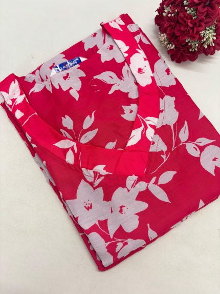 Digital Printed Muslin Kurti