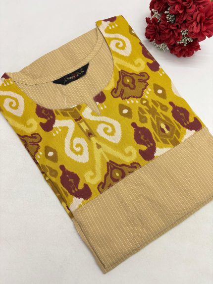 Premium Kantha Cotton Kurti
