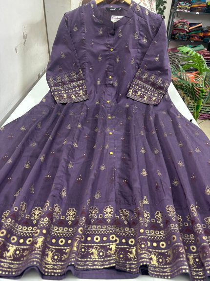 Premium Silk Flared Anarkali